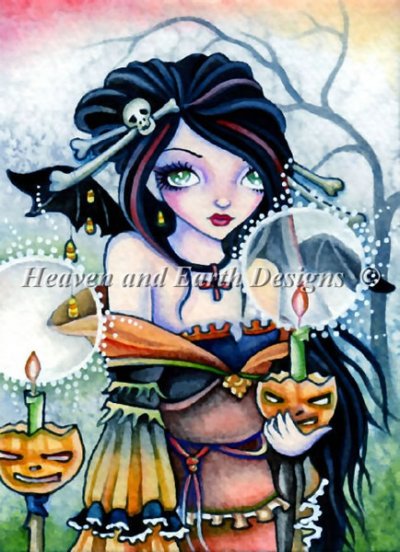 Diamond Painting Canvas - QS Exotic Halloween - Click Image to Close